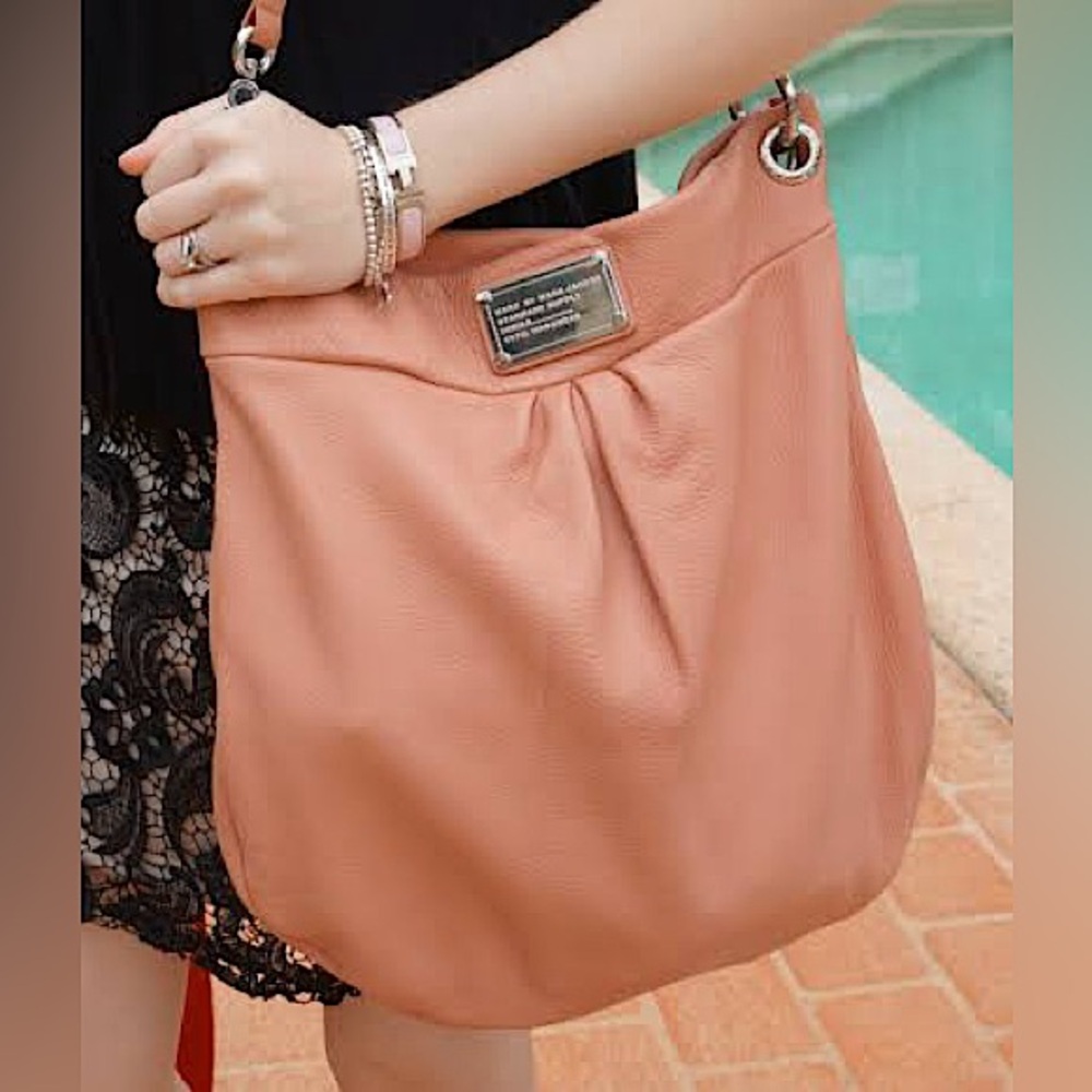 Marc By Marc Jacobs Peach Hobo Bag
